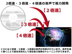 【速聴】右脳開発プログラムCD 〈聴く自己啓発シリーズ〉８巻